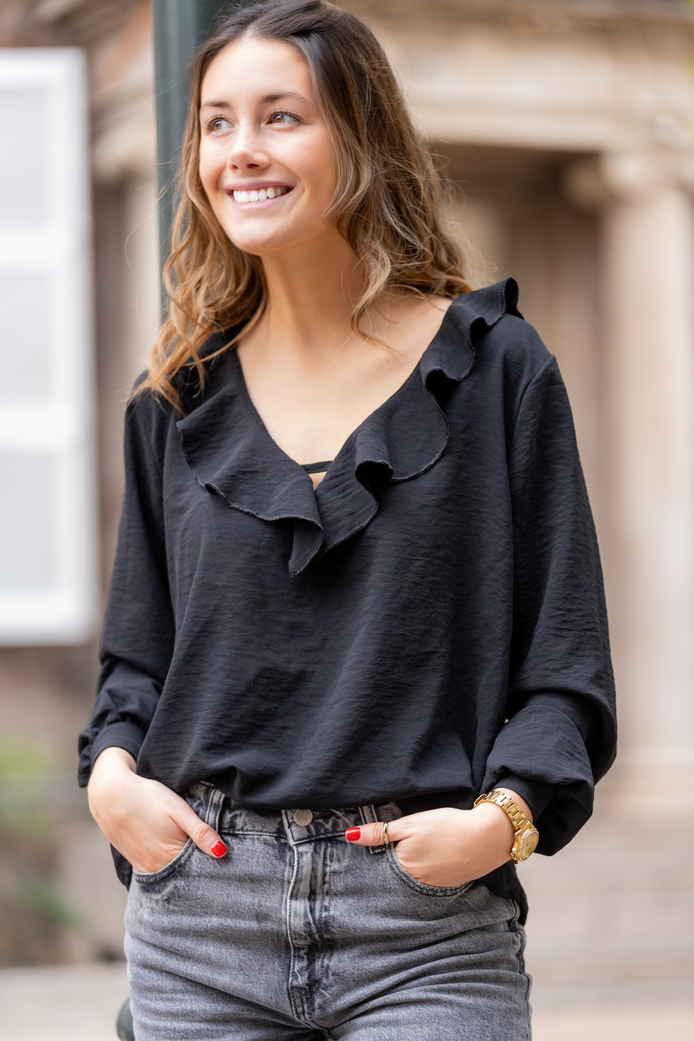 Blusa Rosario vuelitos