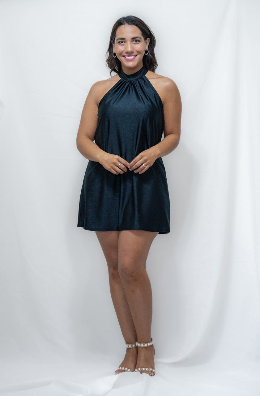 Vestido Halter Corto