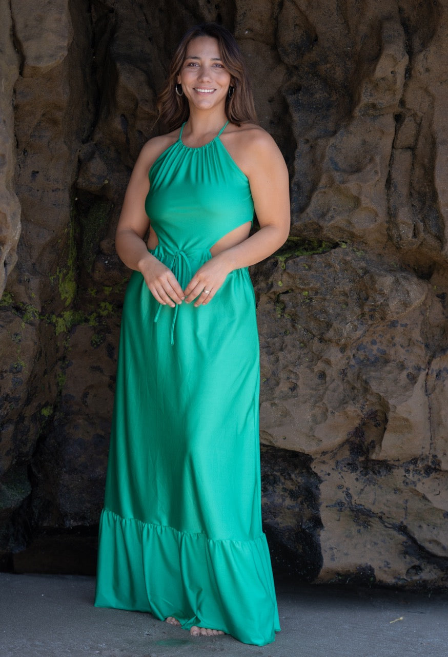 Vestido Largo Halter Mai