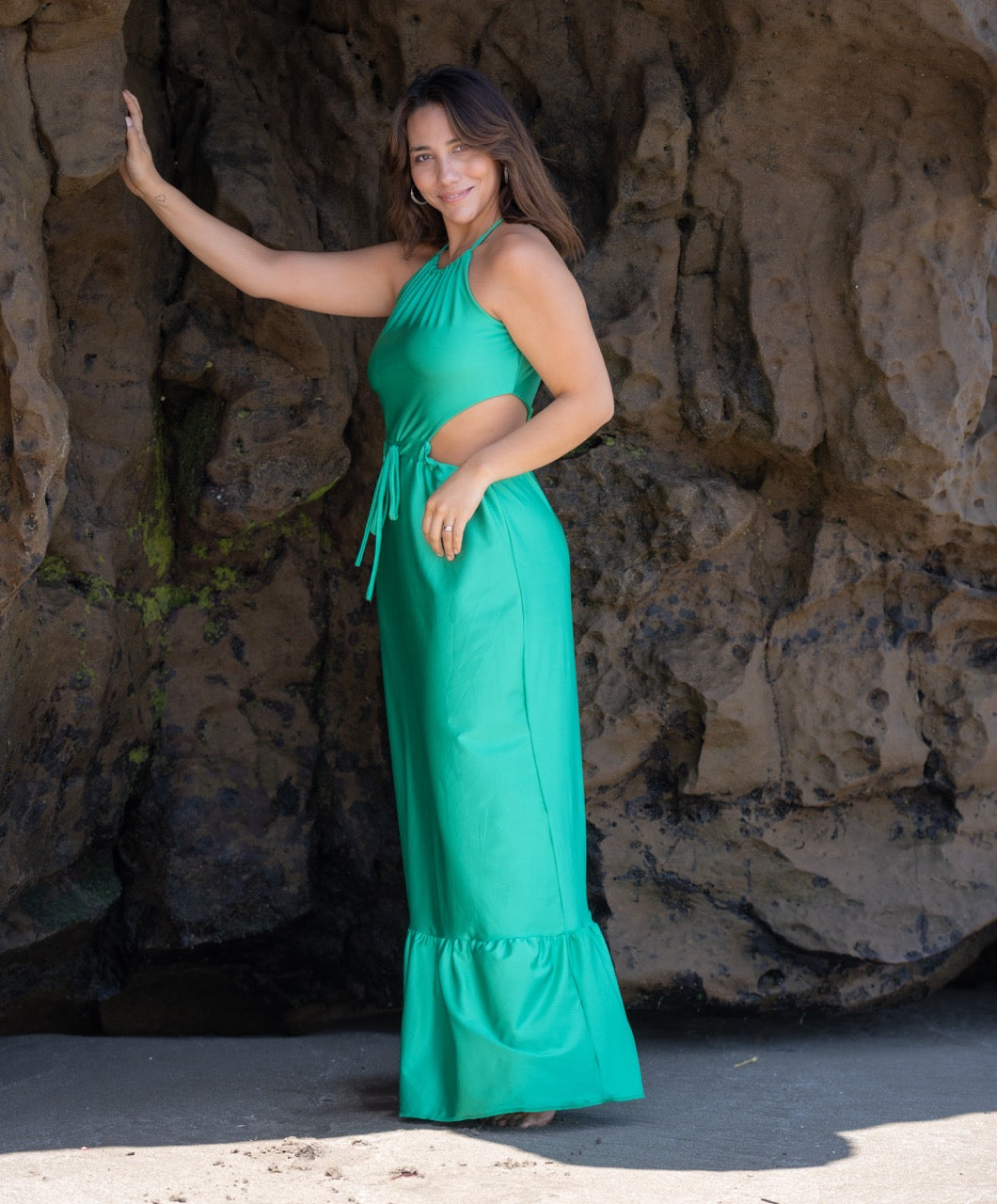 Vestido Largo Halter Mai