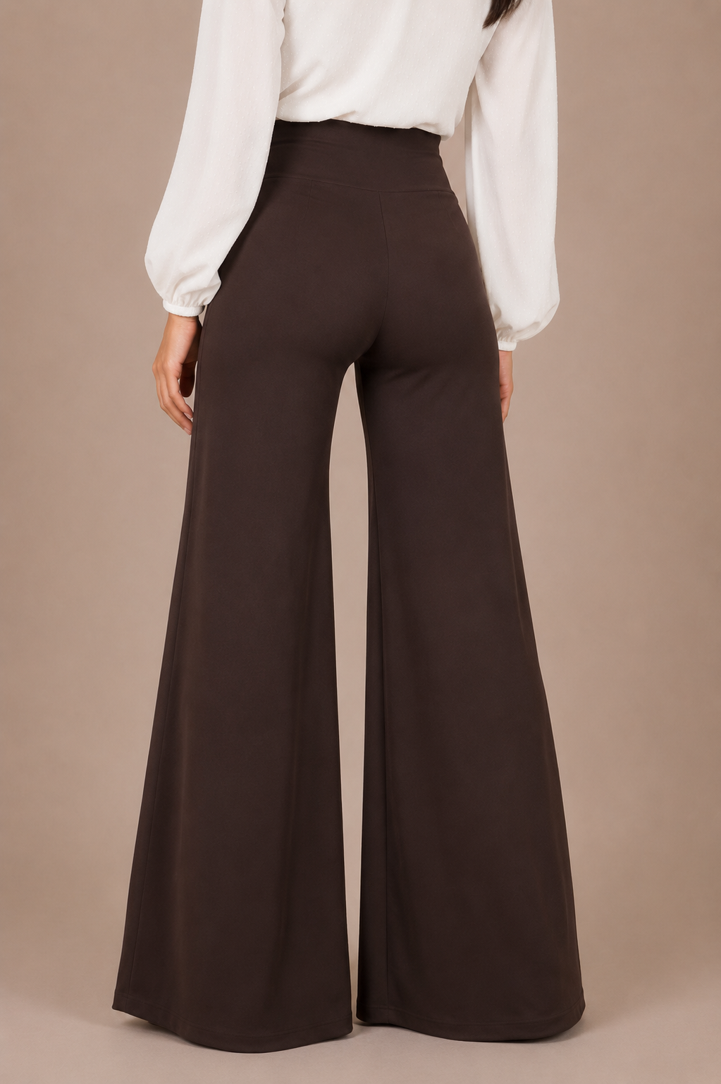 Pantalones palazzos mokka