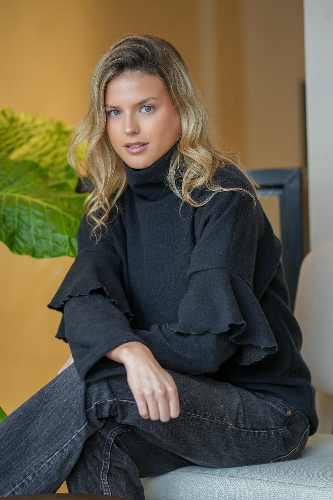 Sweater de Lanilla Duluh Negro