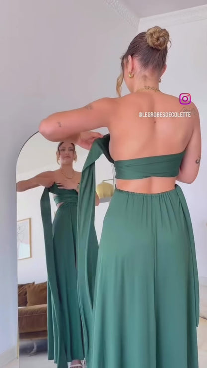 Vestido largo multiforma
